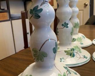 Herend Village Pottery Candlestick Holders - Price per item 