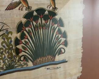 Egyptian Papyrus Painting (21” x 31”)