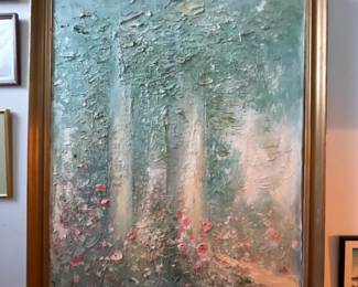 Forest Landscape Oil Painting (45” x 55”)