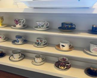 Assorted Teacups and Saucers - price per item