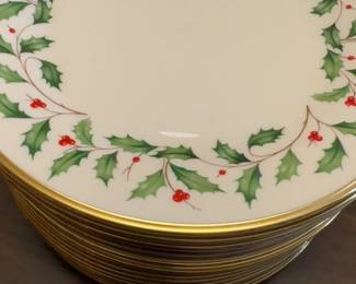 Lenox Holiday Dinner Plates - Price Per Item