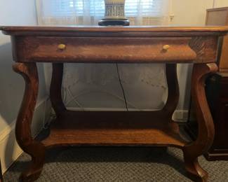 Antique Side Table (30 x 42 x 28”)