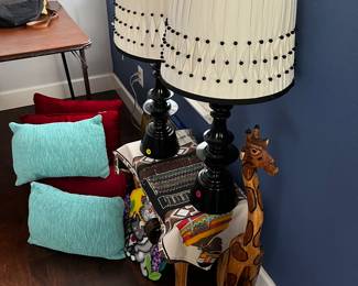 Lamps, pillows, Knick knacks