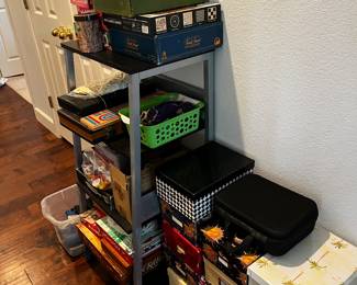 Games, empty decorative boxes