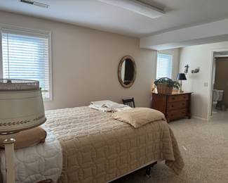 Basement bedroom