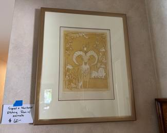 Signed and numbered print