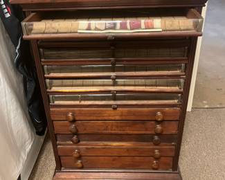Judge John H Regan Spool Cabinet