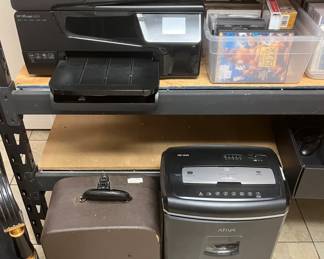 Printer, vintage video recorder