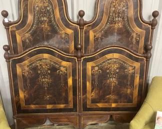 Hand painted head/foot board