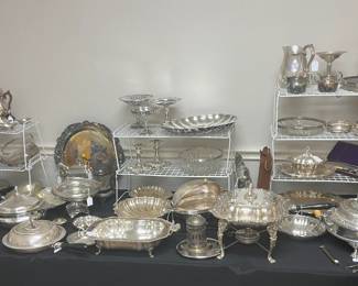 Silver and crystal selections