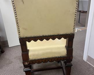 Back of the Renaissance chairs