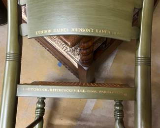Lyndon Baines Johnson's Ranch chair