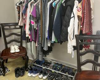 Many clothing selections