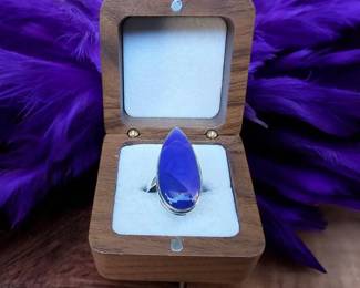 Purple Botswana Ring