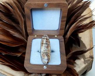 Birds Eye Jasper Ring