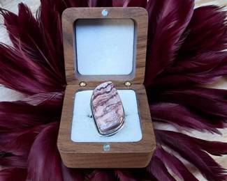Coconut Jasper Ring