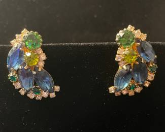 Hobe’ Rhinestone Earrings. You will need to ask to see these.