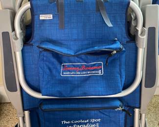 Two Tommy Bahama beach chairs