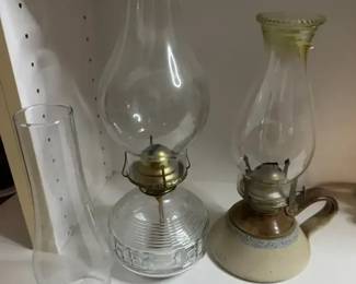 Vintage Oil Lamps