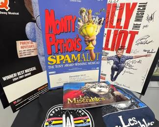Signed Monty Python Theatre Poster Signed Billy Elliot Poster Broadway Memorabilia