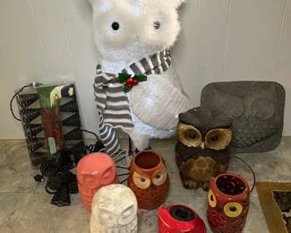 Outdoor Garden Decor For The Owl Lover