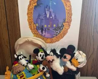 Disney Plush Bean Bag Set 2000 Celebration Silly Symphonies
