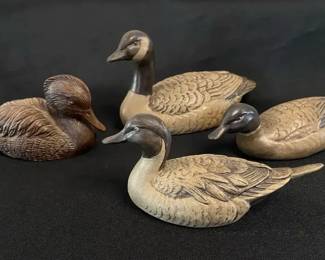 Vintage English Poole Pottery Decoy Geese And Ducks