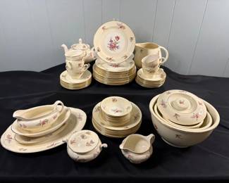 Vintage China Set By Household Institute In Priscilla Pattern