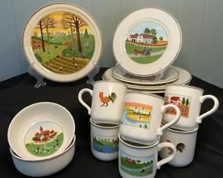 Villeroy Boch Dish Set Design Naf Village Gerard Laplau