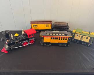 Vintage Jim Beam Western Atlantic Railroad Decanter Set