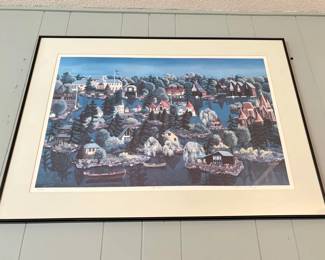 The River Signed And Numbered By Edith Lunt Small