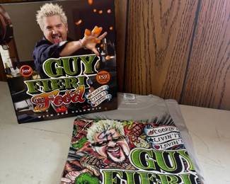 Signed Guy Fieri Cookbook XL Tshirt