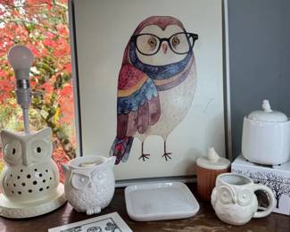 Threshold Owl Home Decor Art