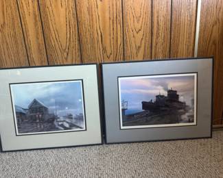 Casting Off Maggies General Store Framed Editioned Prints By HT Becker