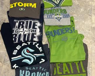 Seattle Sports Tshirts Sounders Storm Kraken  Mariners