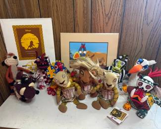 The Lion King On Broadway Souvenir Plush Movie Lithograph