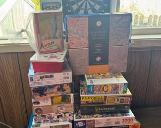 Puzzles Darts And Board Games
