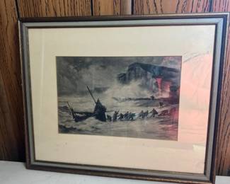 The Struggle For Life Print By A Morlon