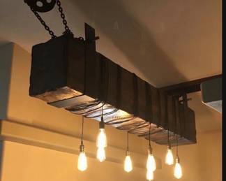 Custom Beam Light / Edison Bulbs 