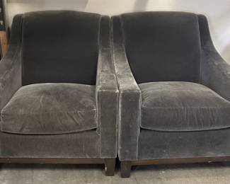 Custom Upholstered Lounge Chairs