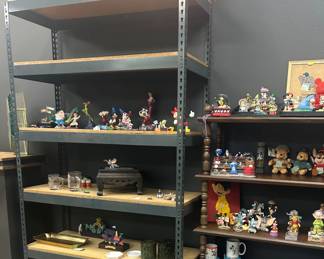 Disney Mugs, Pooh Plushies, Disney snow globes, McDonalds Vintage Toys, Jiminy Cricket, Dopey Puzzle, Small Disney Figures, 