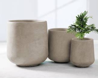 Concrete Planters (outdoor or indoor) new never been used
