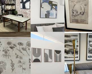 Art, Huge Collection of Art. MCM, Water color, Vintage, Local artists, Hobby Lobby, Threshold, Studio Mcgee