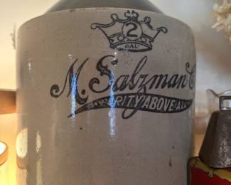 M. Salzman Co. 2 Gallon Jug