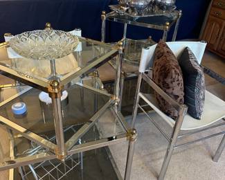 Chrome End Tables (4)