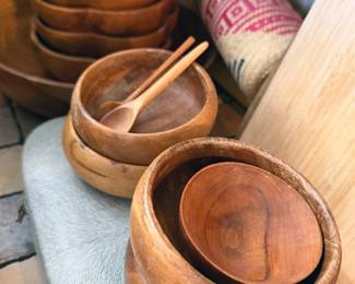 Wooden bowls