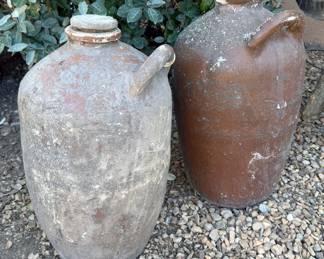 Vintage ceramic water jugs