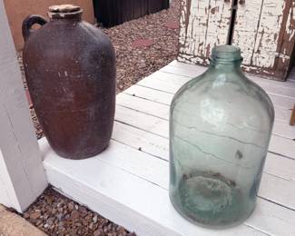 Vintage ceramic + glass vessels