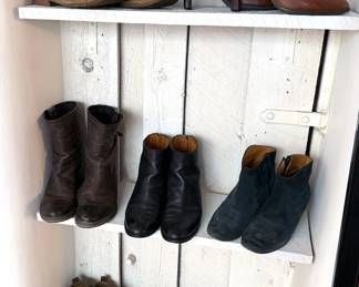 Women’s boots, sizes 7 - 7.5: Michael Kors, Uggs, Joan + David, Clarks; shoes: Converse, BCBG, Steve Madden, Crocs