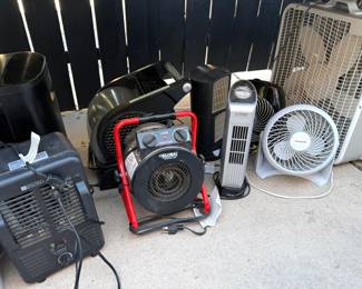 Fans + heaters